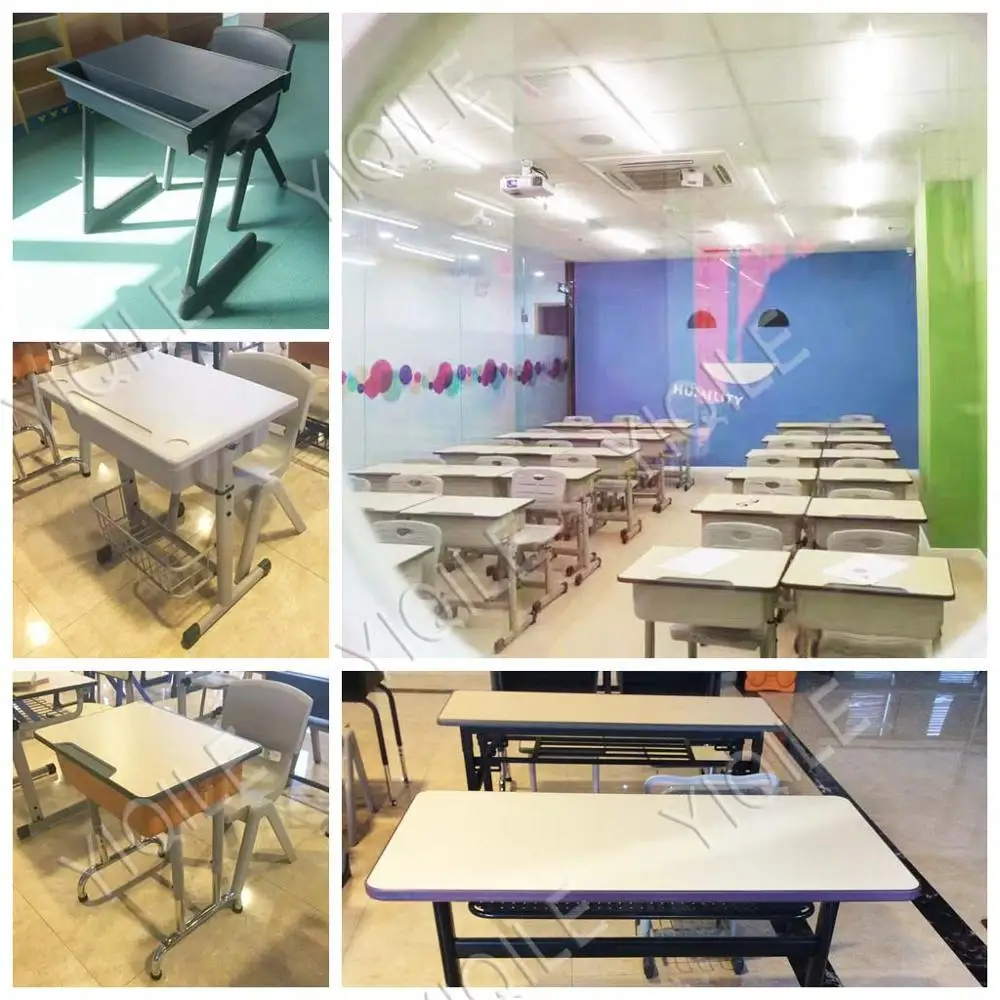High Quality Used School Desks For Sale Adjustable Classroom Tables