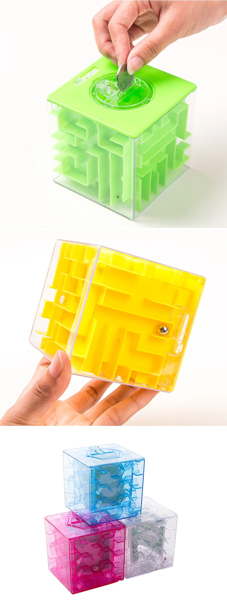 最新のプラスチック透明マルチカラー迷路コインバンク貯金箱 Buy 迷路貯金箱マネーボックス保存 貯金箱マネーボックス ピンク貯金銀行貯金箱 Product On Alibaba Com