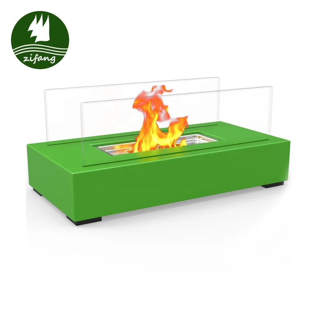 Table Glass Ethanol Mini Fireplace