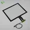 Touch screen manufacturer Square touch 19 inch capacitive panel touchscreen with EETI/ILITEK chip