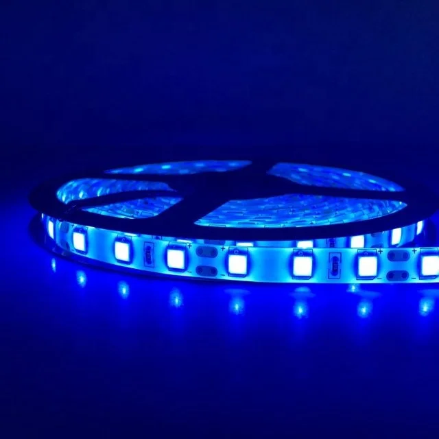 ice blue 5m 300 Led Flexible Strip Light 5054 SMD Waterproof RGB Tape String Lamp DC12V/24V