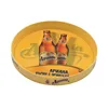 Hard round serving 14inch plastic bar tray,beer tray