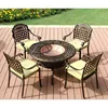 Metal outdoor furniture garden table chair set patio leisure coffee metal kitchen furniture metal furniture sets cafe relax