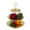 Stainless Steel 3 Tier Tray Cake Plate Candy Tray Fruit Plate