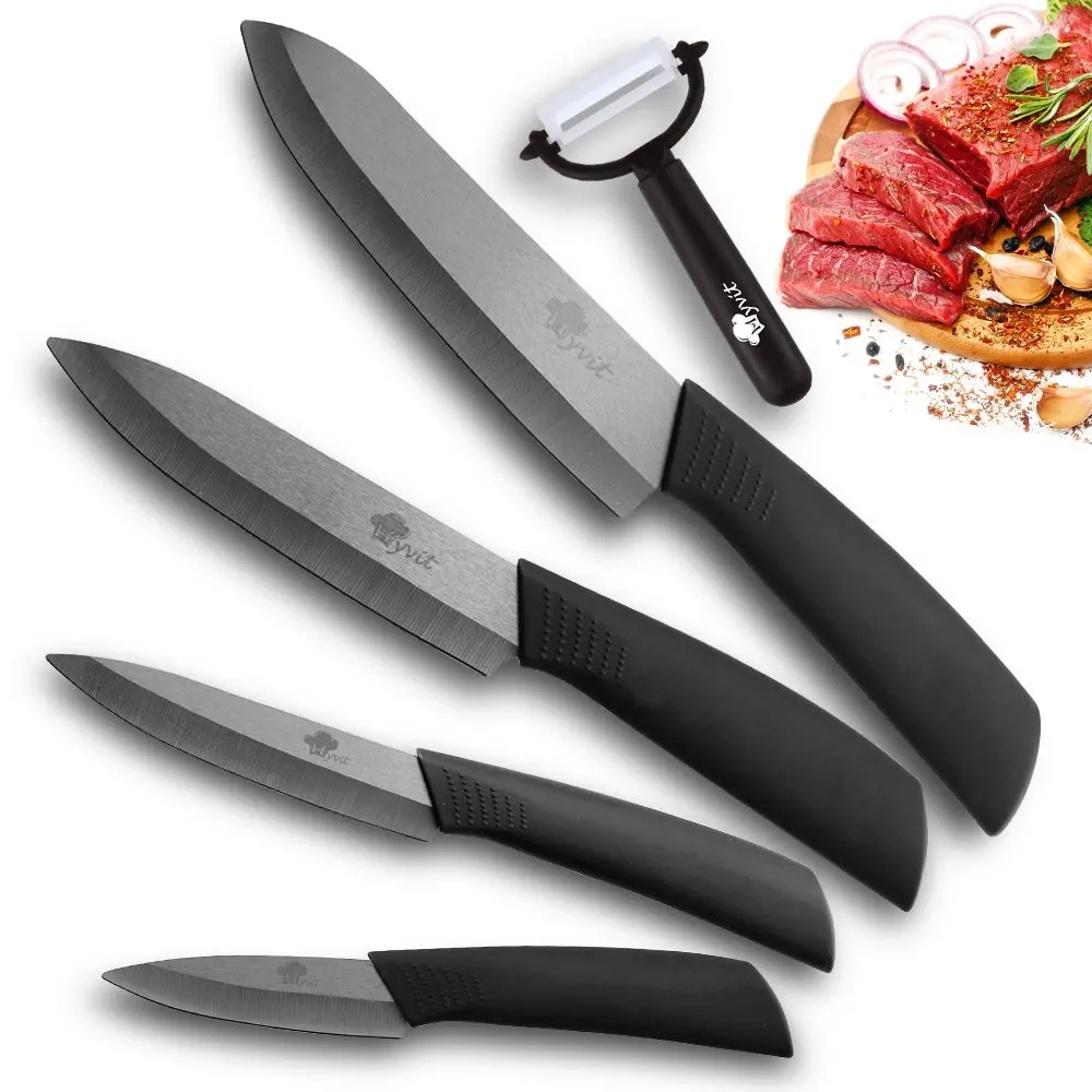 Керамические кухонные ножи купить. Керамический нож. Нож кухонный керамический. Нож кухонный черный. Керамический нож черный.