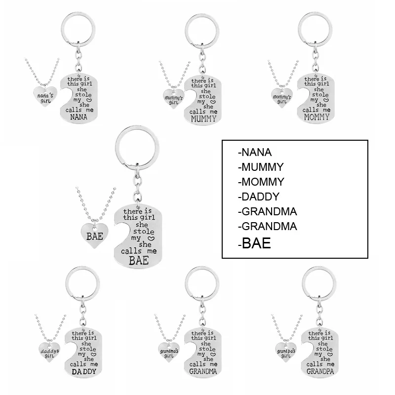 Download Daddy Mommy Bae Nana Prandma Grandpa Family Gift Jewelry Set Birthday Father S Day Mother S Day Gift Key Chain Necklace Set Buy Family Gift Jewelry Set Birthday Necklace Mother S Day Necklace Product On Alibaba Com