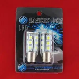 UBL 21-LED 1157 Car Turn Signal / Brake / Tail Lights (1157, 1154, 1034, 2057, 2357, 2397, 3496, 7528) 6000K Bright White