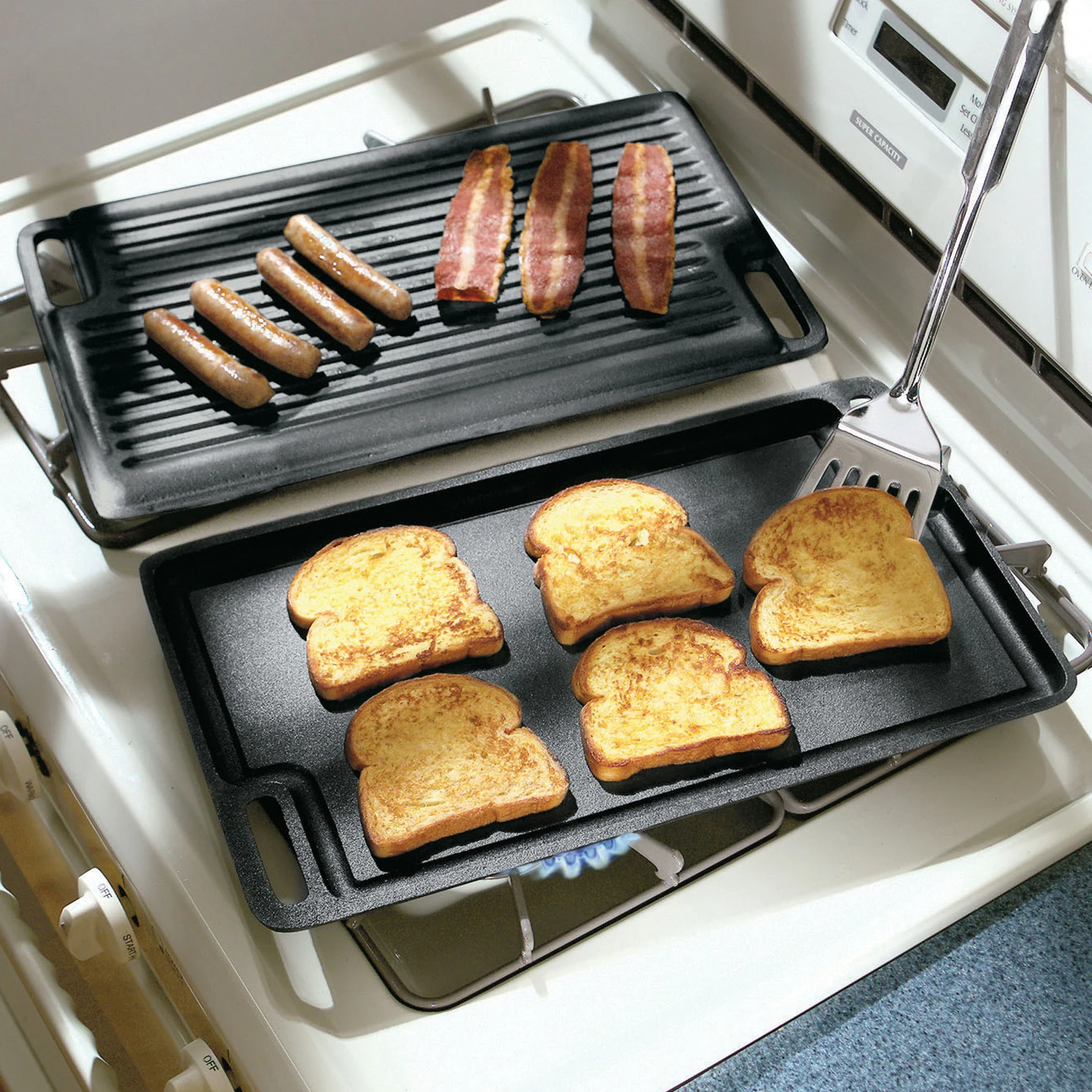 Reversible Cast Iron Induction Teppanyaki Griddle Plate Buy Induction