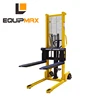 Equipmax 0.5T, 1.0T, 1.5T, 2.0T Hydraulic Manual Stacker Hand Forklift with 1600mm to 3000mm Lifting Height