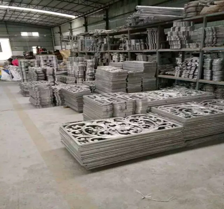 Warna Dilapisi Aluminium Pagar Taman Dekoratif Panel Untuk 