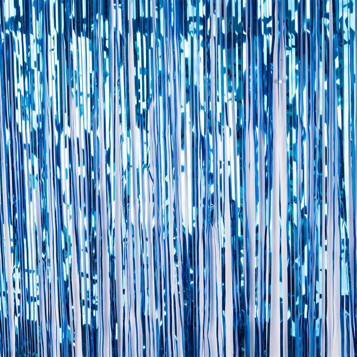 Metallic Fringe Foil Tinsel Curtain Party Christmas Shiny String Door Decor