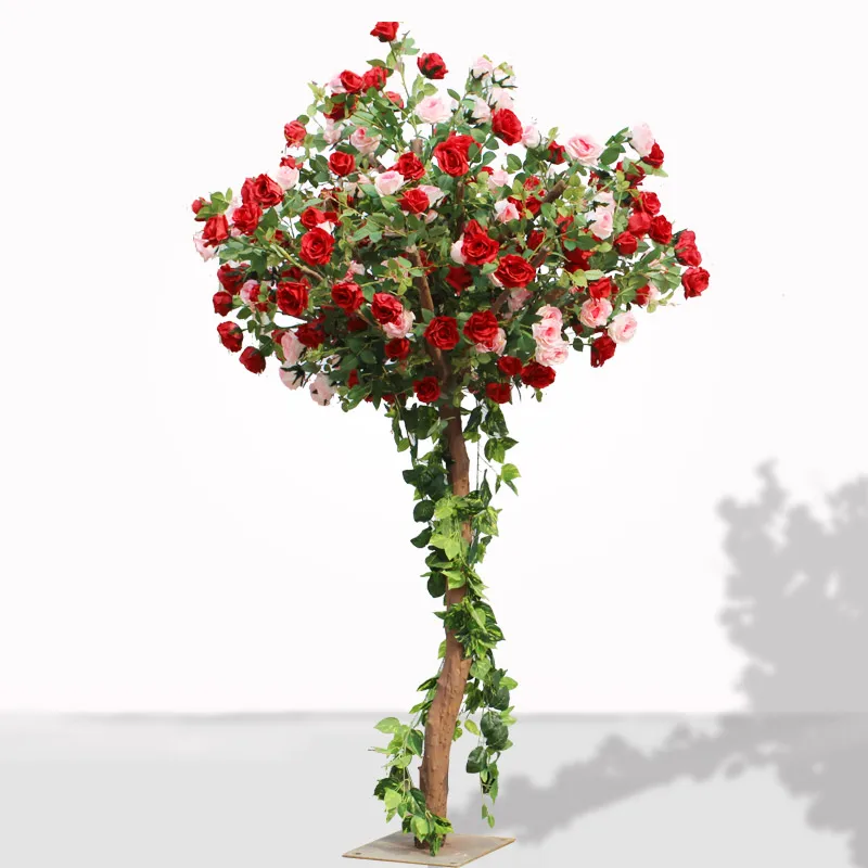 artificial red roses