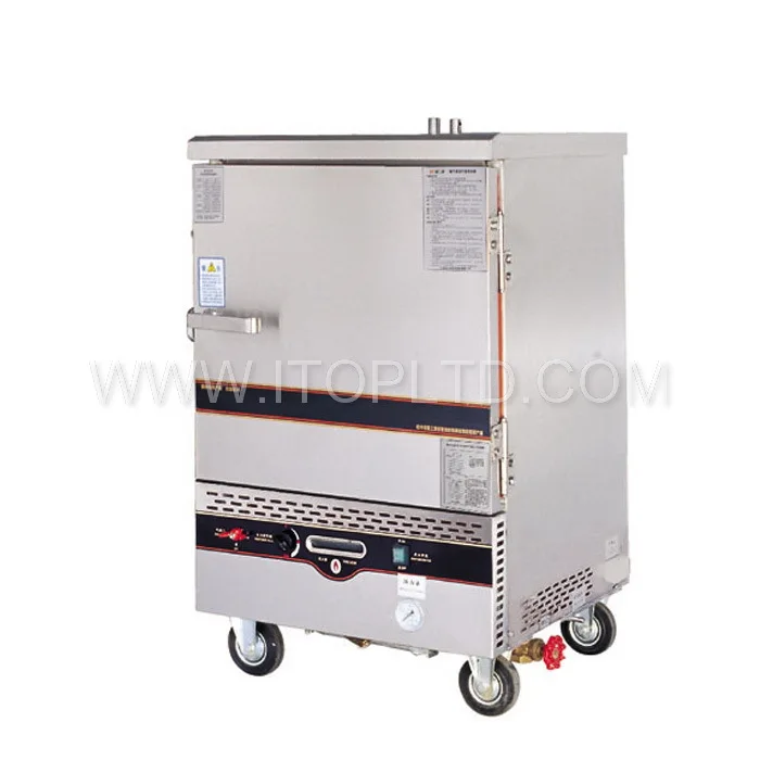 GRS-6/GRS-8 Gas Steamer Cabinet rice steaming machine GAS Industrial Steam Cooker Rice Cabinets Steamer Machine