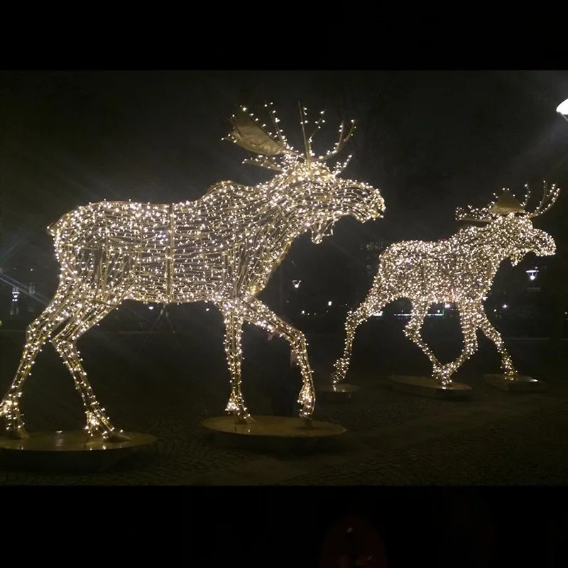 Outdoor Large 3d Led Orca Led Christmas Lights Giant Lighted Wire Frame ...