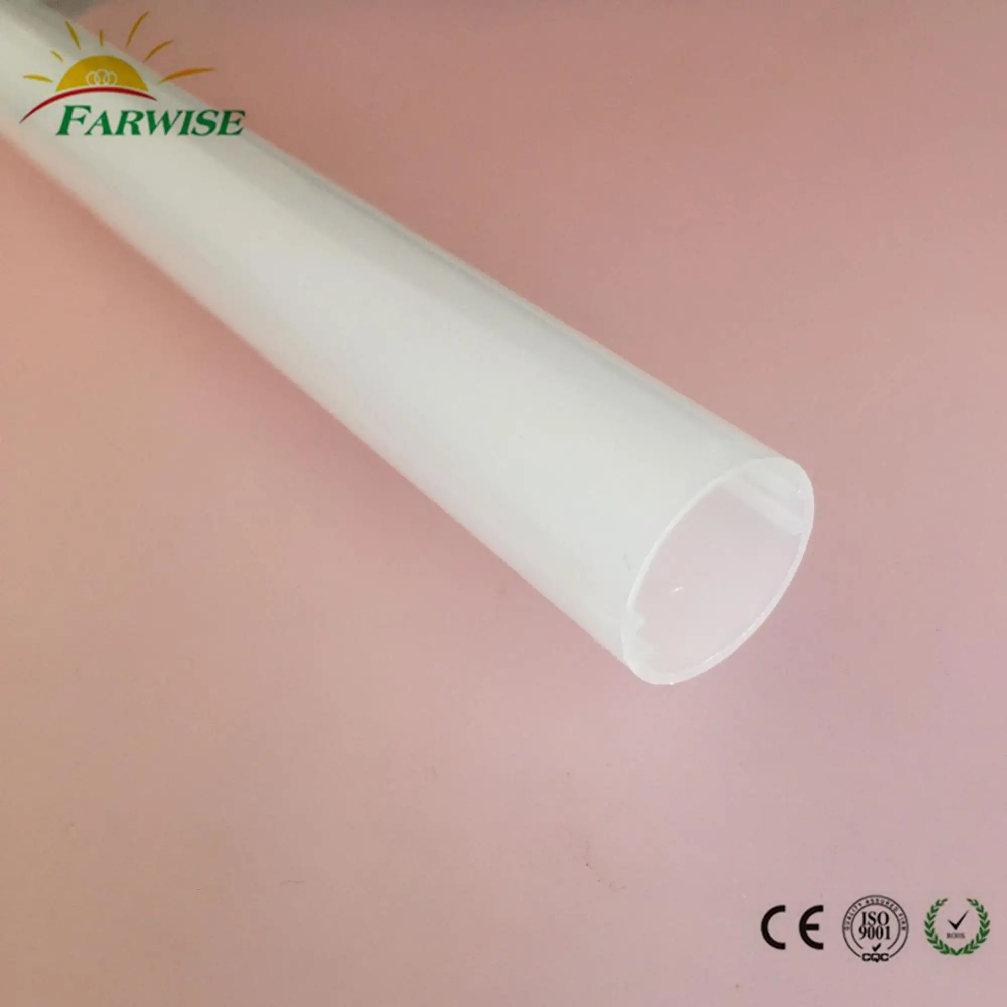 T5 Fluorescent Led Tube Light Diffuser 100 Pc Plastic Blcolor Lamp Shade With End Cap 4ft