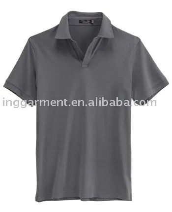 camisa polo gris oscuro