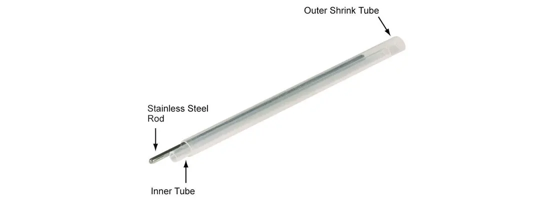 5000pcs φ3.0 60mm Fiber Optic Fusion Splice Protective Shrink Sleeves Popular 