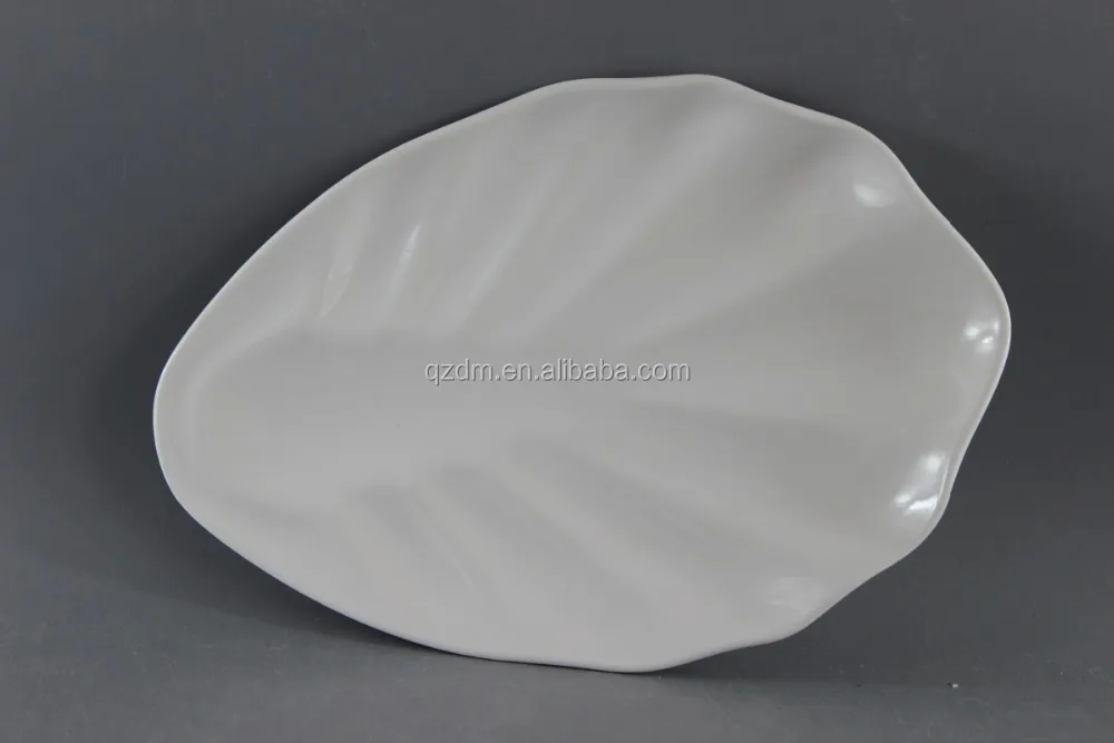 Leaf Shape Melamine Dinner Plate And Dish For Sale