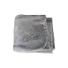 read to ship polar fleece fabric 350gsm christmas heights polar fleece blanket 100% polyester throw with logo