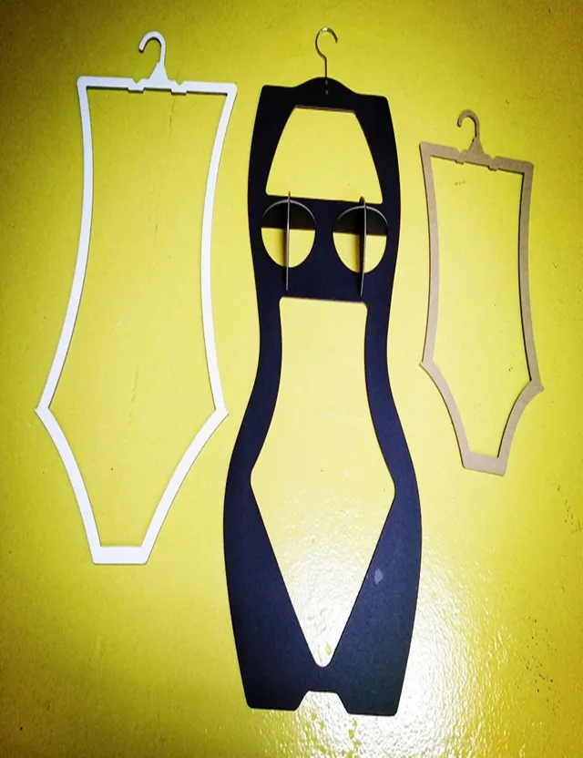 Eco Friendly Paper Full Body Hanger For Underwear Swimsuit Custom Logo
