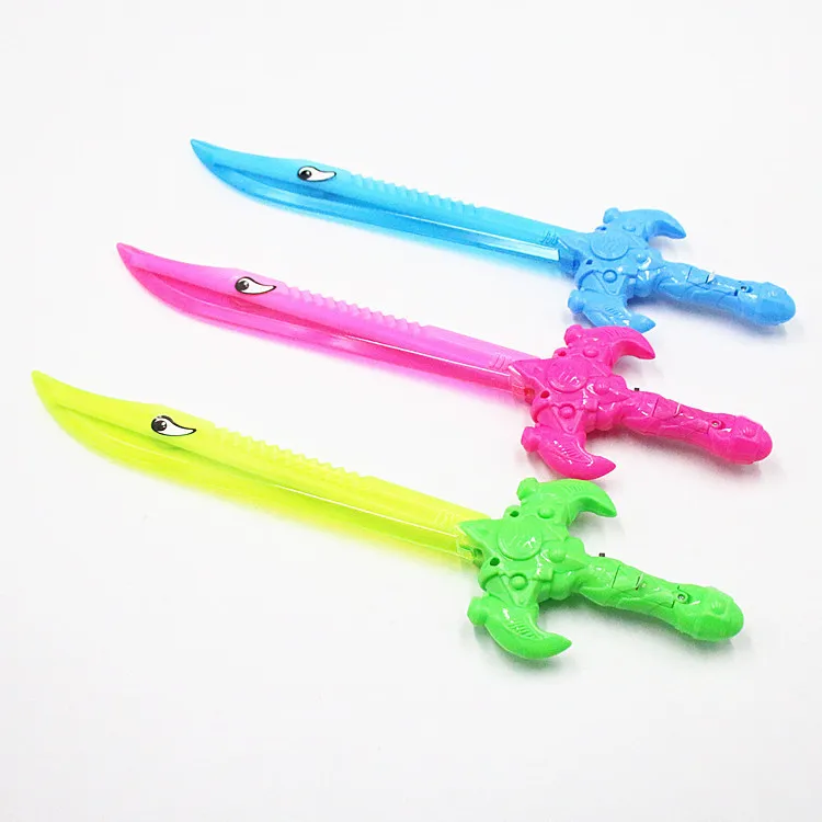 Hot Sale Large Plastic Light Sword Music Colorful Children Toy Blade Flashing Gsafe Vocal Toy