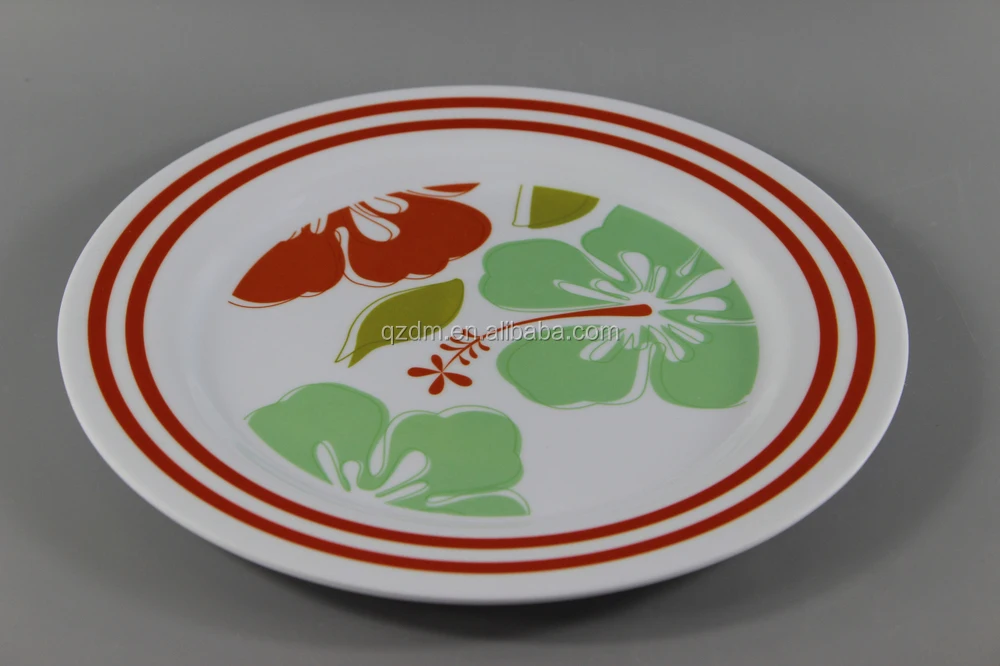 Round Melamine Dinner Plates For Western