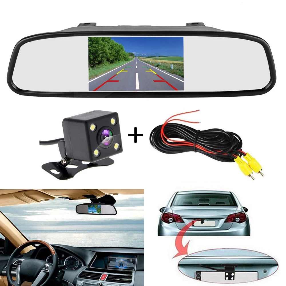 G900Pro 12MP WiFi Touch Screen Rear View Mirror Dash Cam Smart Mirror The Ultimate:G900Pro Extended Package
