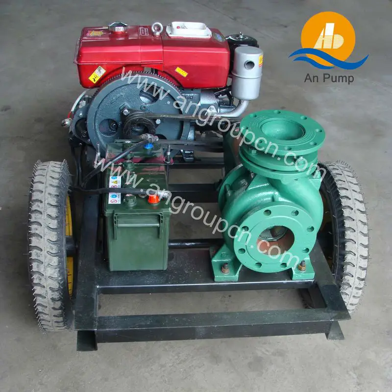 5hp Diesel Engine Farm Agriculture Irrigation End Suction Water Pump