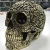 Custom made resin human skull model Halloween gift ornaments home accessories skull