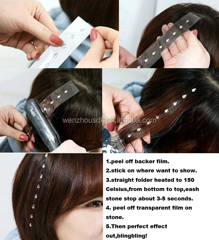 Metal Stone Hair Crystal Hair Diamond Stickers Home Decoration