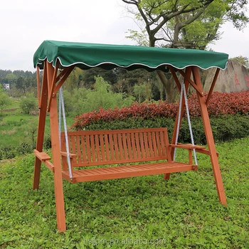Outdoor Wooden Garden Swing Bench With Canopy Outdoor Wooden Garden Swing Bench With Canopy