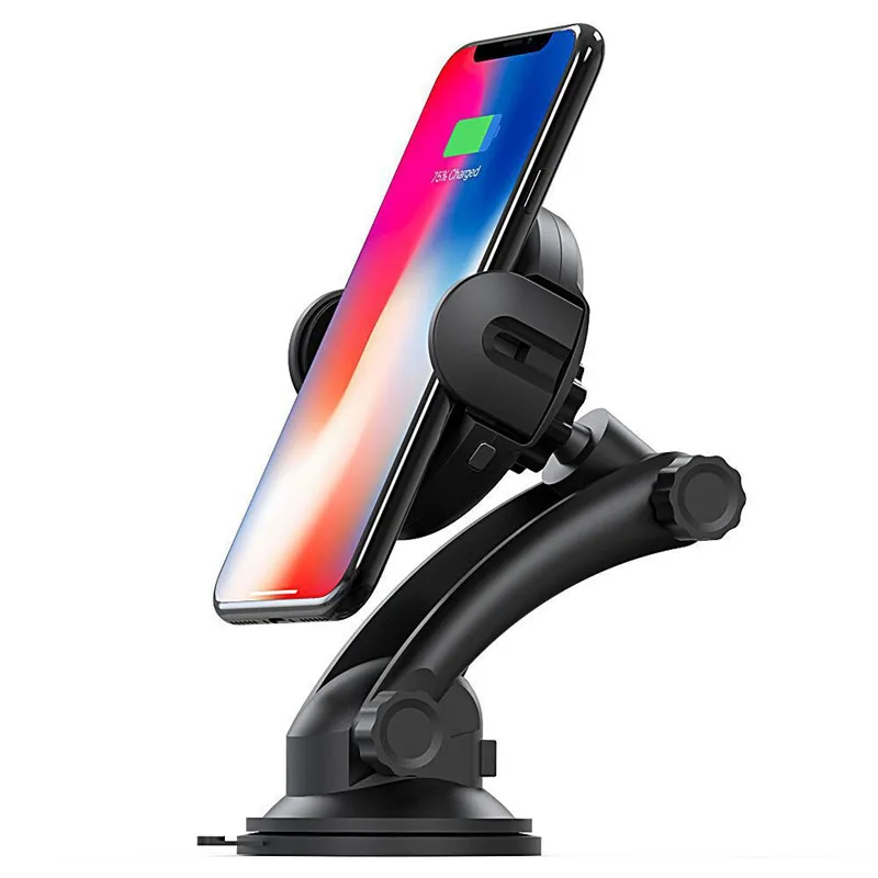 Trending products 2019 new arrival wireless car charger automatic infrared sensor 15W Wireless Charger