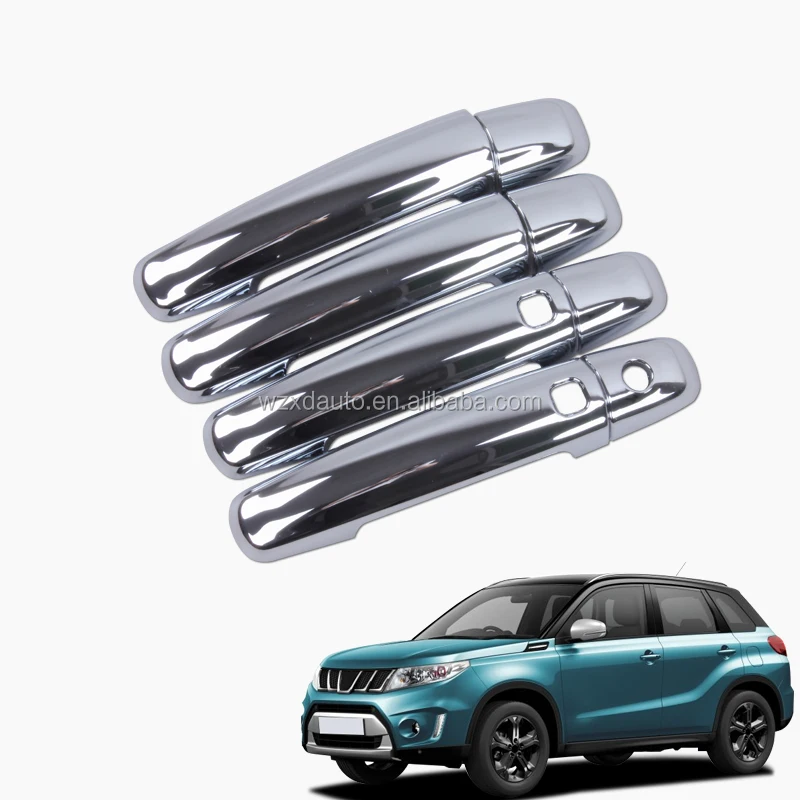 Chrome Door Handle Cover Trim With Key Hole for Suzuki Vitara Escudo 2015-2019