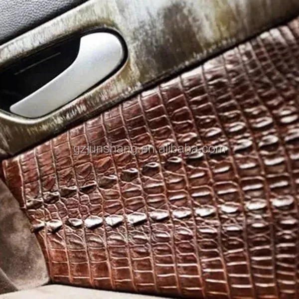 Hot Sale Rexine Crocodile Leather For Car Seat Cover And Furniture