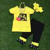 baby Girls ruffle capri pants sets apple girls boutique sets kids unique pre back to school clothing sets baby girls clothing