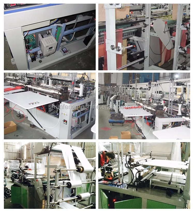 Gfq 4 Line Plastic Vest Flat Shopping Bag Making Machine Buy Plastic