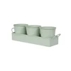 Factory Hot Sale Power Coated Metal Garden Window herb garden planter pots