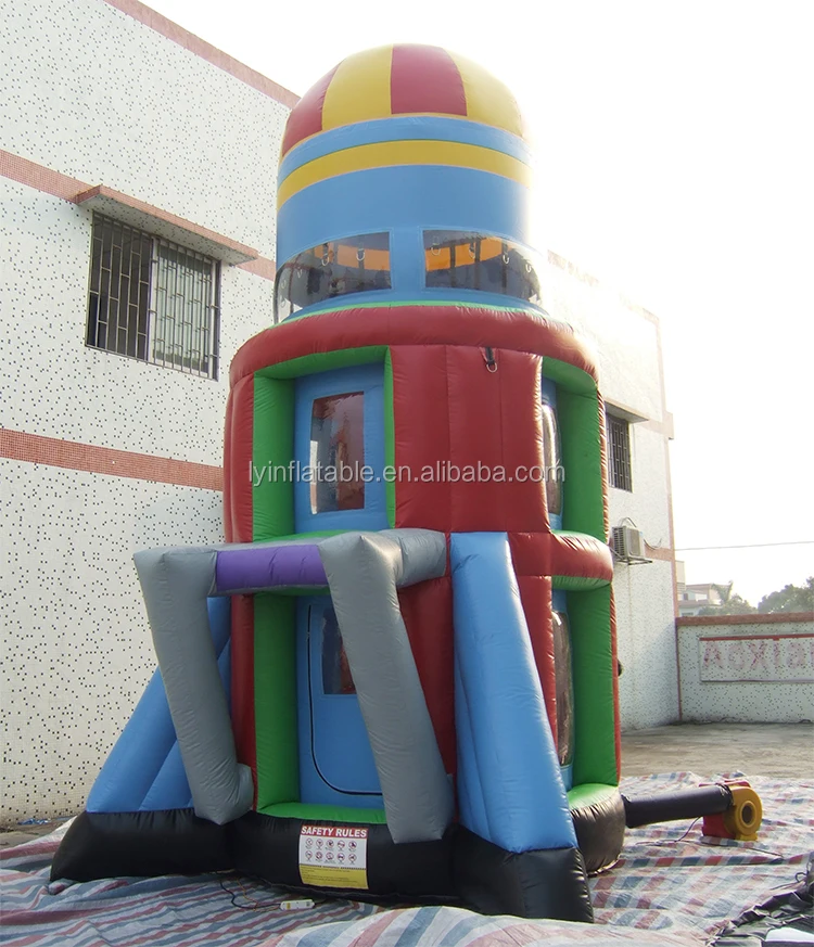 Hot Sellling Safe Attractive Interactive Games Adult Commercial Bounce House Inflatable Airborne Adventure