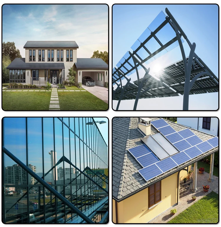 Hot sale transparent photovoltaic solar panels glass price