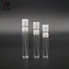 refillable 1.5ml 2ml 2.5ml transparent glass sample vials small perfume glass spray bottle mini test vials