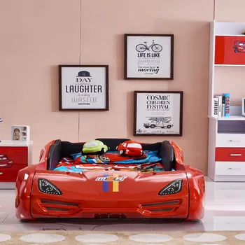 children's race car bed