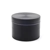 50mm 55mm 63mm 4 piece parts layers high quality matte black aluminum dry herb herbal marjuana weedhemp pepper tobacco grinder
