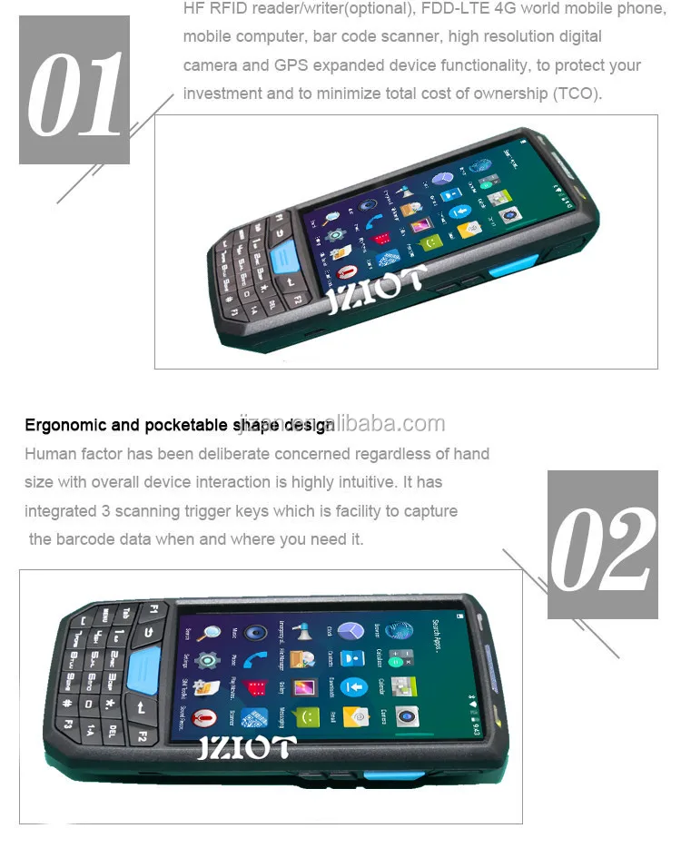 High Quality Handheld Terminal Pda Hs Code 1d 2d Barcode Scanner