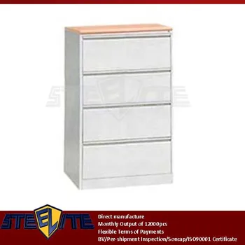 Half Height Divider Cabinet Furniture Light Oak Wooden Top 4