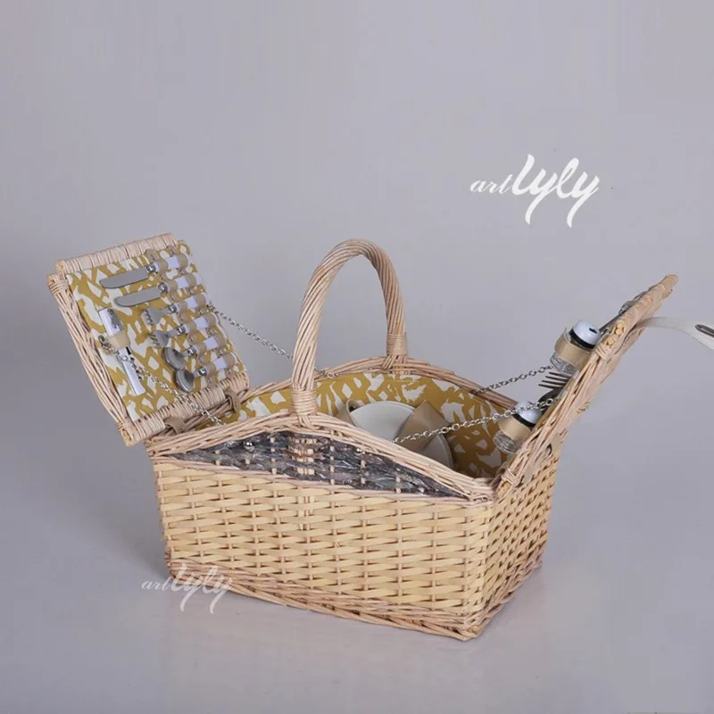 Europe Weaving Wicker Picnic Hamper Wholesale Buy Picnic Hamper