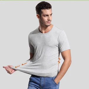 O-Neck China Factory OEM Bamboo Tshirts Blank T Shirts For Men O-Neck China Factory OEM Bamboo Tshirts Blank T Shirts For Men