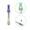 Patented 1ml metal tip custom tank cartomizer V9 cbd glass vape cartridge