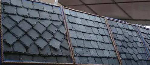 Cheap and Hot Sale Black Slate Roof Tile Rough Edge