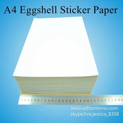 destructible label paper A4 2