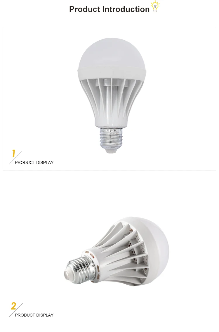 Household led plastic bulb 3W LED Bulbs